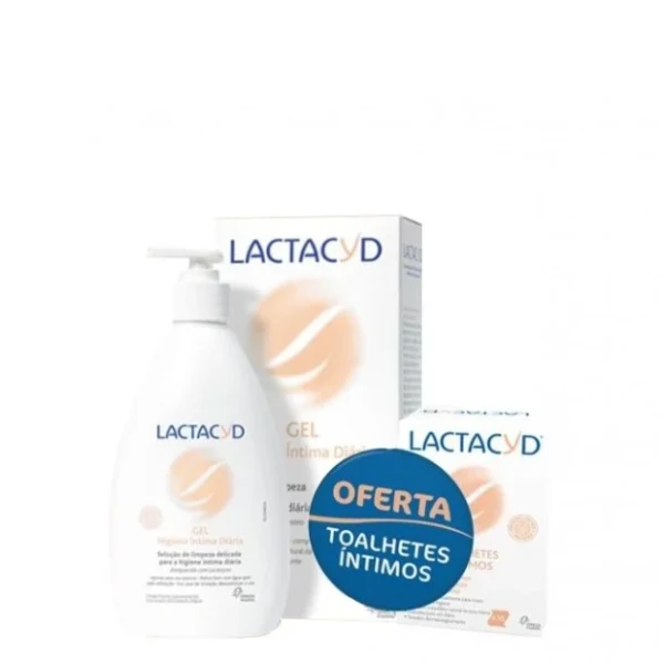 Lactacyd Íntimo - Gel Higiene Diária 200ml + Oferta de Toalhetes